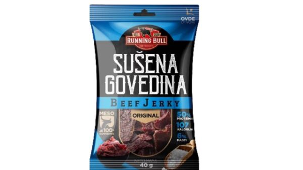 Sušena govedina Beef Jerky Running Bull 40gr